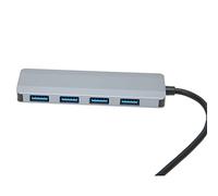 POENVFPO Splitter USB para el Adaptador de Cubo USB 3.0 de Aleación de Aluminio de la Computadora Portátil para Note 10, S9, Plug and Play