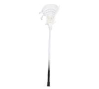 POENVFPO Stick de Lacrosse, Aleación de Aluminio de 24 Pulgadas para Nonswller Lacrosse Crosse Estructura Rugged Divertida Juguete para Práctica y Juego Activo (White)