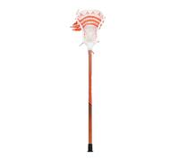 POENVFPO Stick de Lacrosse, Aleación de Aluminio de 24 Pulgadas para Nonswller Lacrosse Crosse Estructura Rugged Divertida Juguete para Práctica y Juego Activo (Orange)