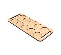 POENVFPO Tablero de Exploración Al Aire de Madera, Juego de Búsqueda de la Naturaleza con 10 Ranuras Categorizadas para Acampar, Senderismo, Aprendizaje