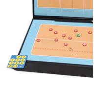 POENVFPO Tablero Táctico Estable Magnético para el Entrenador del Fútbol, el Baloncesto o el Voleibol, el Fuerte Material de la PC Magnética (Vóleibol)