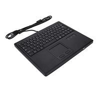 POENVFPO Teclado con Cable Versátil con Teclas de Panel Táctil y Pie de Tijera, Cables Largos Que Son Adecuados para Diferentes Sistemas Operativos