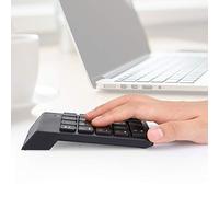 POENVFPO Teclado financiero USB de 2.4 GHz, Teclado Contabilidad portátil para PC/Desktop, hogar, Oficina y Escuela, Teclado USB para contadores, financistas y Estudiantes