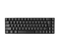 POENVFPO Teclado Mecánico Portátil, Diseño Ergonómico, RGB, 68 Teclas, Larga Vida útil, Experiencia de Ataque Final para Gamers, Oficina, Programación, Multimedia, Hogar (Black)