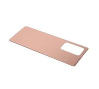 POENVFPO Teléfono Detrás de la Carcasa de Vidrio Cubierta Trasera con Rendimiento Estable y Confiable para Z Fold 2 SM F916 5G Usuario (Brown)