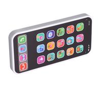 POENVFPO Teléfono Inteligente para Niños, Juguete Educativo con Pantalla Táctil con Historias Musicales, Números y Letras, para el Aprendizaje Temprano y el Desarrollo del Lenguaje (White)