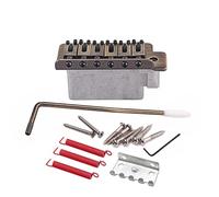 POENVFPO Trémolo de Puente para Guitarra Eléctrica, Brazo de Trémolo de Estilo Vintage para Guitarra Eléctrica FD SQ ST, con Herrajes de Metal de Aleación de Zinc y Accesorios de (Bronce verde)