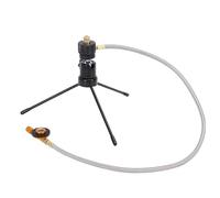 POENVFPO Trípode para Calentador de Gas, Manguera de Acero Inoxidable a Prueba de Altas Temperaturas, Base Ligera y Resistente para Acampar, Senderismo, Actividades Al Aire con Diseño de