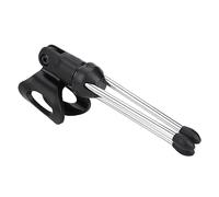 POENVFPO Trípode para Caña de Pescar, Soporte para Caña de Acero Inoxidable ABS, Diseño Ajustable de 3 Patas, 7,9 X 1,2 X 1 Pulgada, Ligero, 105 G, para Pesca con Alimentador Giratorio de Carpa en