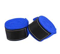 POENVFPO Vendas Elásticas para Manos de 2,5 M, Vendajes Transpirables Que Absorben la Humedad para Boxeo Muay Thai MMA con Cierre de Gancho y Bucle para Entrenamiento y Competición de (Blue)