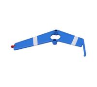 POENVFPO Vertical para Helicóptero RC C138, Aleta Trasera de Repuesto con Orificios Preperforados para una Fácil Instalación, Estabilizador de Plástico 3x2x1cm (Blue)