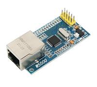 POENVFPO W5500 Módulo de Redes Ethernet PCB Placa de Red 3.3V 5V SPI 80M 8 Socket Respuesta Automática para Microcontrolador 51 Desarrollo de Aprendizaje