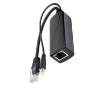 POEs - Cable adaptador RJ45 DC5,5 x 2,1 mm, adaptador de alimentación a través de Ethernet, divisor de inyectores de 30 W para cámara de alimentación a través de Ethernet