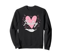 Poesía Corazón Poeta Escritor Términos Literarios Poesía Amante Arte Sudadera