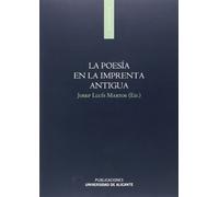 Poesía en la imprenta antigua,La (Monografías)