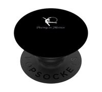 Poesía en Movimiento Gimnasia Artística Atleta Balance Beam PopSockets PopGrip Adhesivo