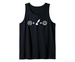 Poesía Hace Feliz Divertido Poema Amante Escritor Poeta Arte Camiseta sin Mangas