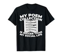 Poesía Literatura Poemas - Versos Poesía Camiseta