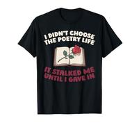 Poesía Literatura - Poemas Versos Poesía Camiseta