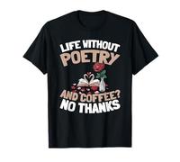 Poesía Literatura Poemas - Versos Poesía Camiseta