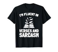 Poesía Poemas Literatura Versos - Poesía Camiseta