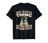 Poesía Poemas - Versos Literatura Poesía Camiseta