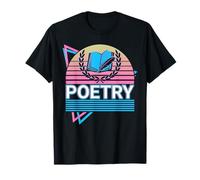 Poesía Poética Escritor Autor Retro Camiseta
