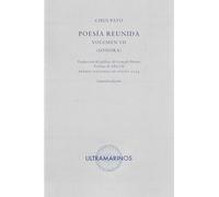 Poesía reunida Volumen VII. Sonora: 31 (Ultramarinos)