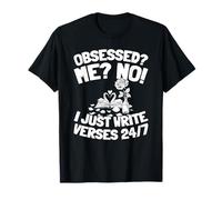 Poesía Versos Literatura Poemas - Poesía Camiseta