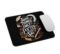 Poeta: Algunas Cosas Que Solo La Poesía Puede Decir Mousepad Portátil Alfombrilla De Ratón Agradable Mouse Pad para Gaming Oficina Pc 25X30Cm