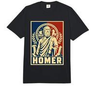Poeta épico Homer Antigua Grecia Ilíada Odisea Comfort Colors Adult Heavyweight T-Shirt