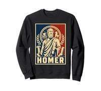 Poeta épico Homer Antigua Grecia Ilíada Odisea Sudadera