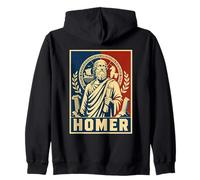 Poeta épico Homer Antigua Grecia Ilíada Odisea Sudadera con Capucha