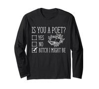 Poeta Escritor Sassy Poetry Humor Is You A Poet Bookish Cita Manga Larga
