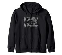 Poeta Escritor Sassy Poetry Humor Is You A Poet Bookish Cita Sudadera con Capucha