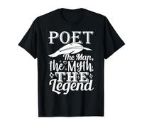 Poeta Hombre Mito Leyenda Poesía Escritor Literatura Amante Camiseta