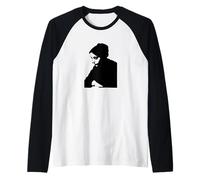Poeta Pensador gótico Camiseta Manga Raglan