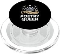 Poeta Reina Corona Pluma Escritores Literarios PopSockets PopGrip para MagSafe