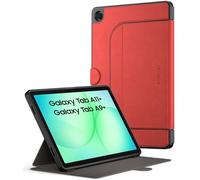Poetic Explorer - Funda magnética para Samsung Galaxy Tab A11+ Plus (2025)/A9+ Plus (2023), soporte magnético súper fuerte para tablet Galaxy A9 Plus /A11 Plus, color rojo oscuro