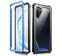 Poetic Galaxy Note 10 Funda, Carcasa Guardián Funda para Samsung Galaxy Note 10 [Resistente a los Rayones] Cuerpo Robusto Híbrida y Protector de Pantalla para Galaxy Note 10,Azul