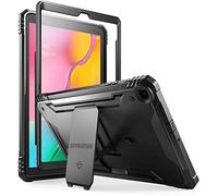 POETIC Galaxy Tab A 10.1 2019 Funda, Cubierta a Prueba de Golpes de Cuerpo Completo, Protector de Pantalla Incorporado, Revolution para Samsung Galaxy Tab A Tablet 10.1 Pulgadas (2019), Negro