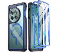 Poetic Guardian - Funda Compatible con OnePlus 12 5G (2024), Protector de Pantalla Integrado, Funciona con identificación de Huellas Dactilares, Funda Protectora Transparente Resistente a Prueba de