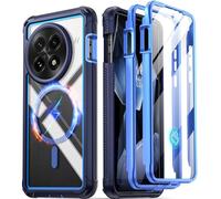 Poetic Guardian - Funda para OnePlus 13 5G, Protector de Pantalla Integrado [Funciona con identificación de Huellas Dactilares], [2 Marcos Frontales] Funda Transparente Resistente a Prueba de Golpes,