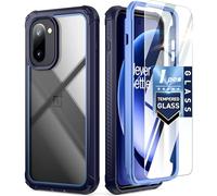 POETIC Guardian - Funda para OnePlus 15R 5G (prueba de caída de 6 metros de altura, estándar militar, protector de pantalla de vidrio templado, resistente a los golpes, color azul claro)