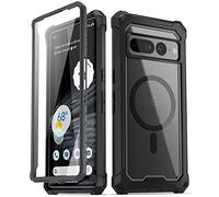 Poetic Guardian MagPro - Funda Compatible con Pixel 7 Pro, [Compatible con MagSafe], Protector de Pantalla Integrado Que Funciona con identificación de Huellas Dactilares, Funda Protectora híbrida de