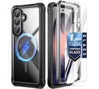 Poetic Guardian MagPro - Funda para Galaxy S26 de 6.3 Pulgadas, Compatible con MagSafe, Probada contra caídas en Grado Militar de 20 pies, 1 Protector de Pantalla de Vidrio Templado, Carcasa