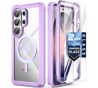 Poetic Guardian MagPro - Funda para Galaxy S26 Ultra de 6.9 Pulgadas, Compatible con MagSafe, Probada contra caídas en Grado Militar de 20 pies, 2 Protectores de Pantalla de Vidrio Templado, Carcasa