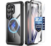 Poetic Guardian MagPro - Funda para Galaxy S26 Ultra de 6.9 pulgadas, compatible con MagSafe, probada contra caídas en grado militar de 20 pies, 2 protectores de pantalla de vidrio templado, carcasa