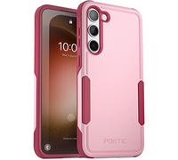 Poetic Neon Series - Funda Protectora Compatible con Galaxy S23 Plus 5G de 6.7 Pulgadas, Doble Capa, Resistente, Ligera, Delgada, a Prueba de Golpes, Color Rosa Claro