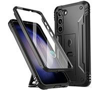 Poetic Revolution - Funda Compatible con Galaxy S23+ Plus 5G de 6.7 Pulgadas, Funda Protectora Resistente a Prueba de Golpes con Soporte, Protector de Pantalla Integrado Que Funciona con